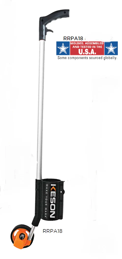 Keson Measuring Wheel & Upside Down Marking Paint Applicator Wand RRPA18 - L&R Subsurface Solutions LLC