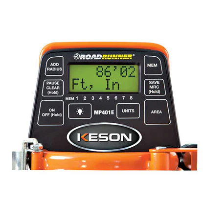 Electronic Folding Measuring Wheel with 8 Measure Memory, Professional Metal Frame Spoked 15-1/2