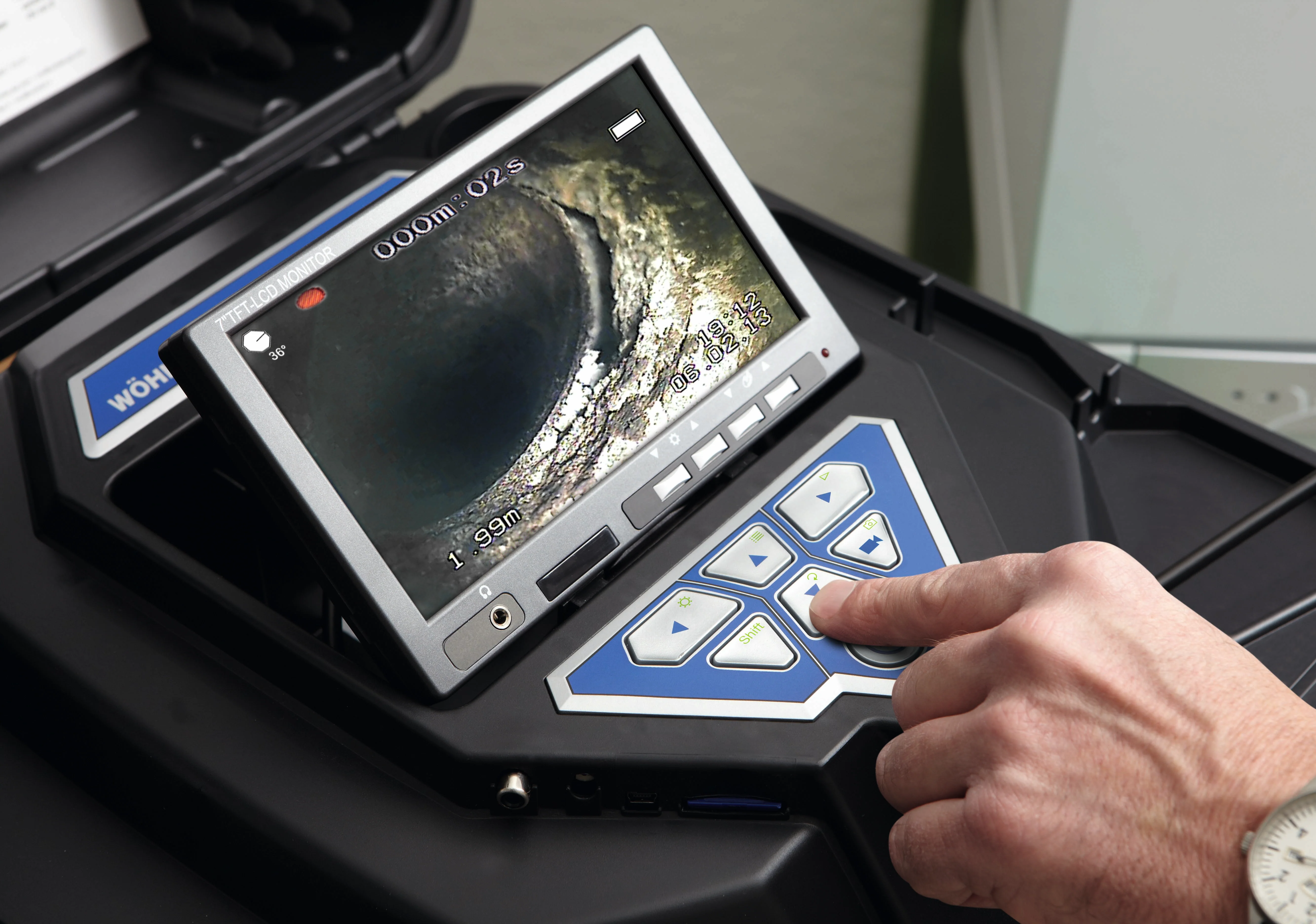 Wohler VIS 350 Pan & Tilt Push Camera - L&R Subsurface Solutions LLC