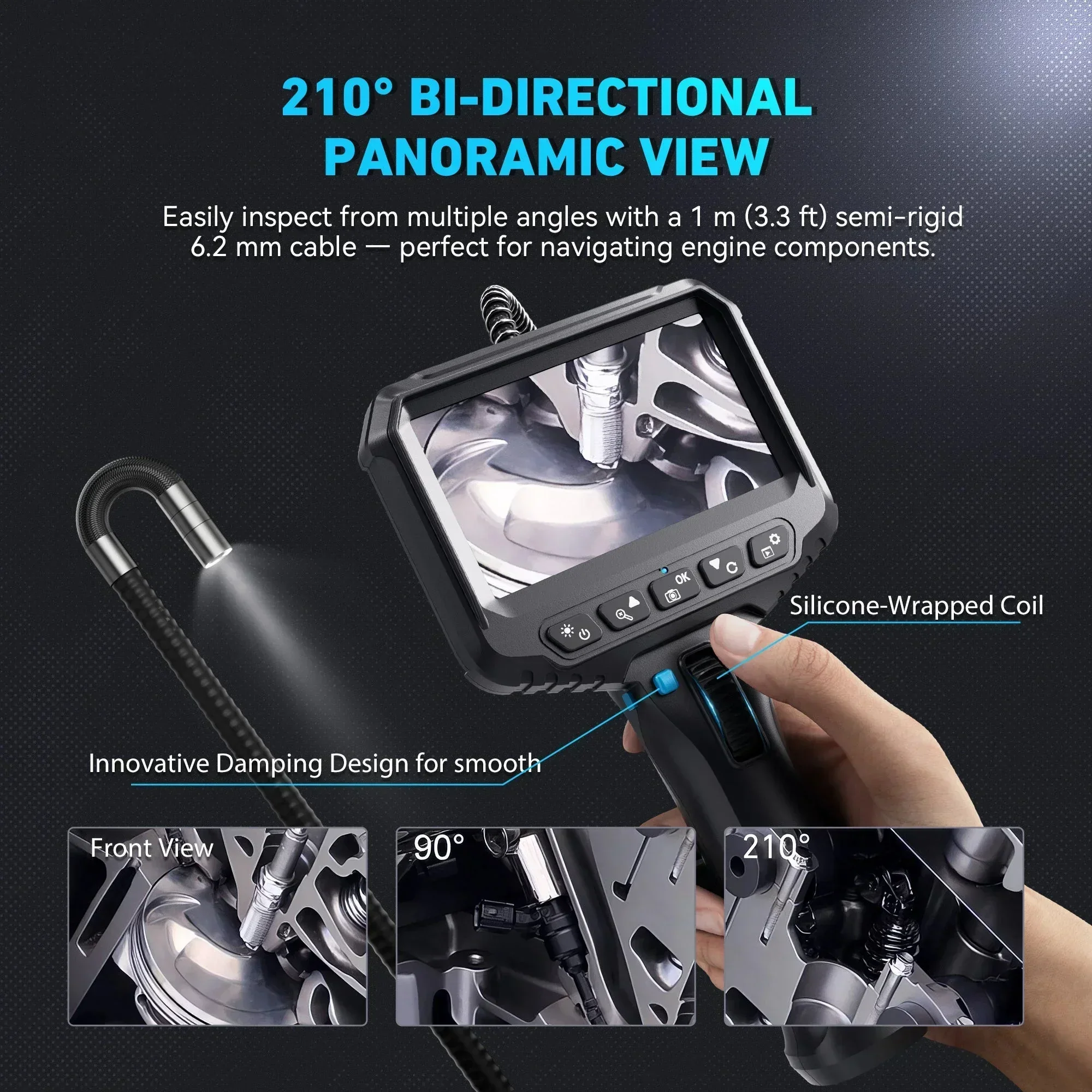 Endoscope Automotive – Ralcam R4 | Flexible Engine Inspection - L&R Subsurface Solutions LLC