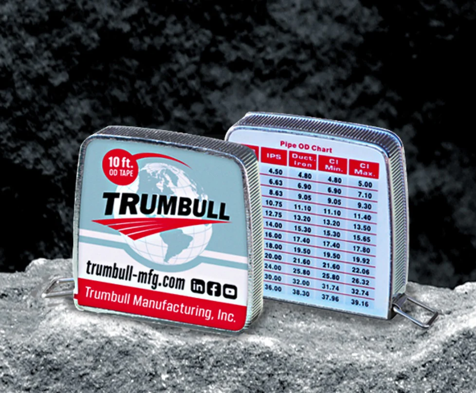 Trumbull Pipe O.D. Outside Diameter Measuring Tape - L&R Subsurface Solutions LLC