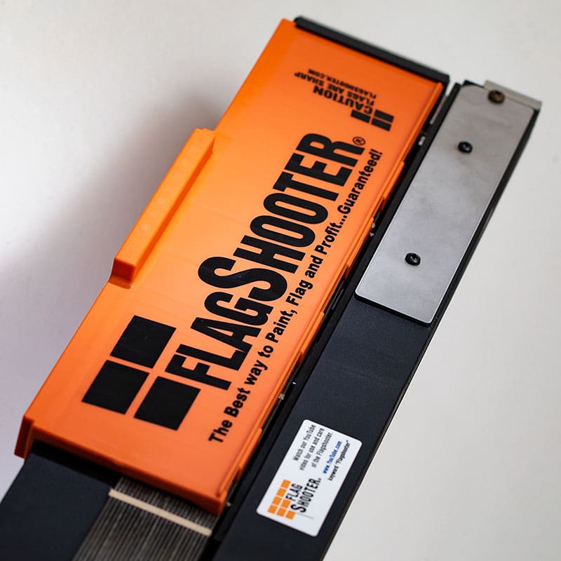 FlagShooter and FlagShooter Canless Utility Marking Flag insertion tool - L&R Subsurface Solutions LLC
