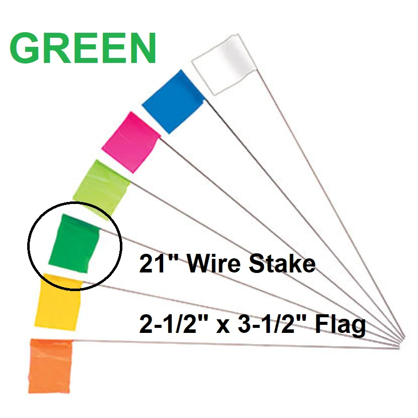 100 Wire Marking Flags, 2.5