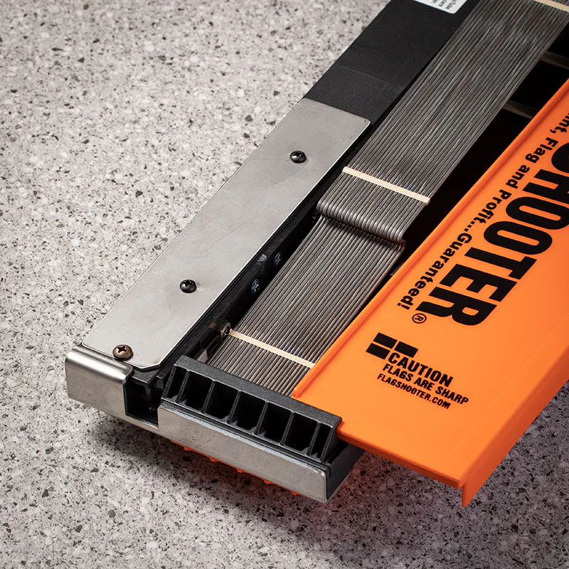 FlagShooter and FlagShooter Canless Utility Marking Flag insertion tool - L&R Subsurface Solutions LLC