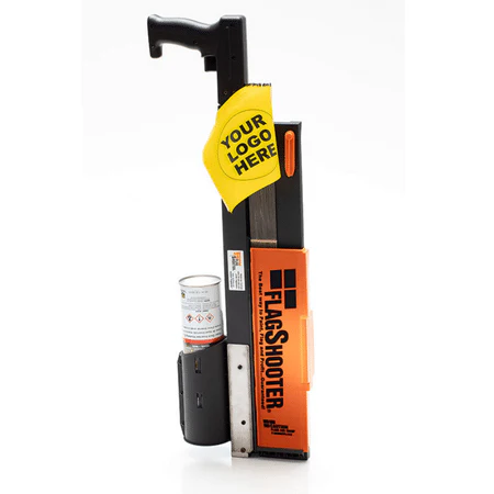 FlagShooter and FlagShooter Canless Utility Marking Flag insertion tool - L&R Subsurface Solutions LLC