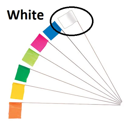 100 Wire Marking Flags, 2.5